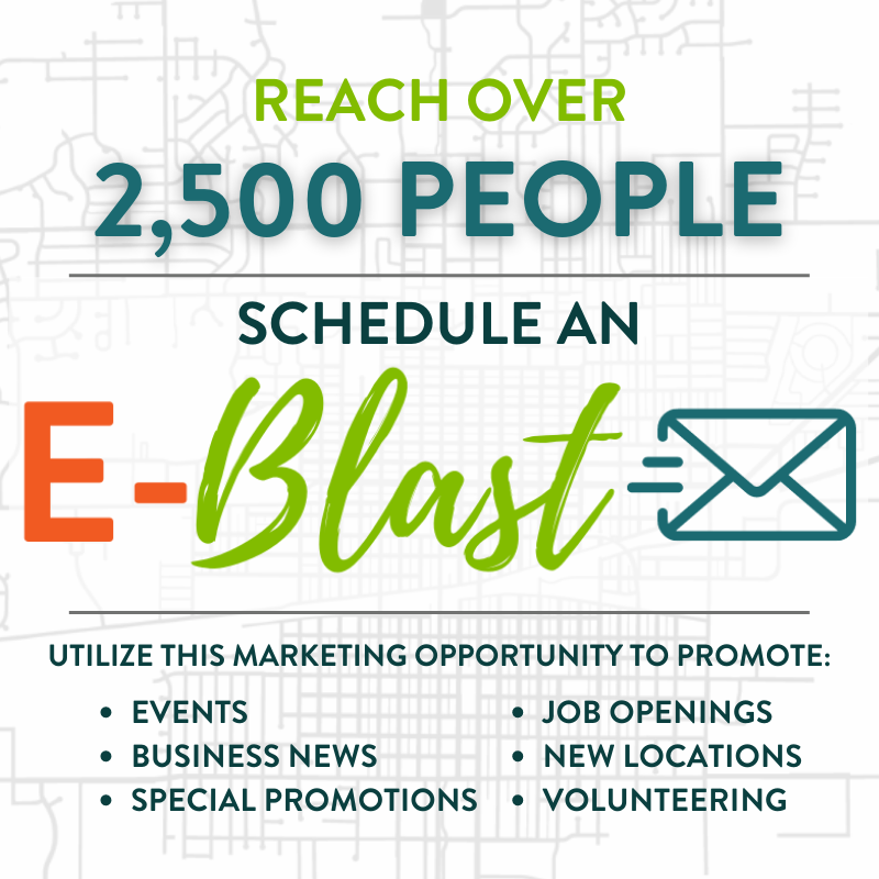KACCNebraska's tweet photo. Hey, Chamber Members! Are you looking for another marketing avenue? Check out our E-Blasts! Reserve your date: https://t.co/w4yEbFgnCp
#EBlasts #Marketing #GrowingStrongerBusiness #KearneyNE https://t.co/dOw9mnDHNc
