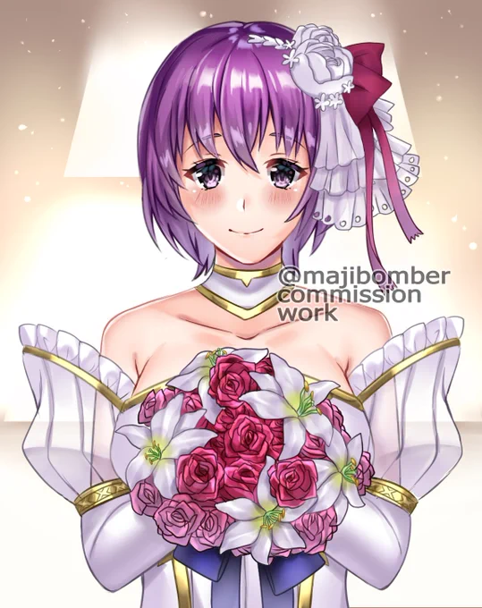 Bride Katarina commission 💐💒💕💖✨
Thank you so much for the patience and support! 