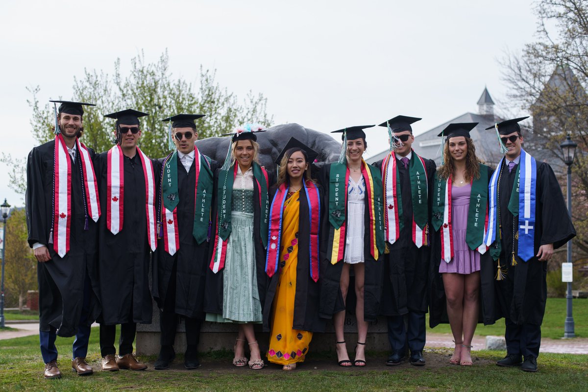 PlymouthState's tweet photo. 4 of our favorite photos from the 2022 Undergraduate Commencement Ceremony. Congrats Grads! #PSU22 https://t.co/fBRIQevjlg