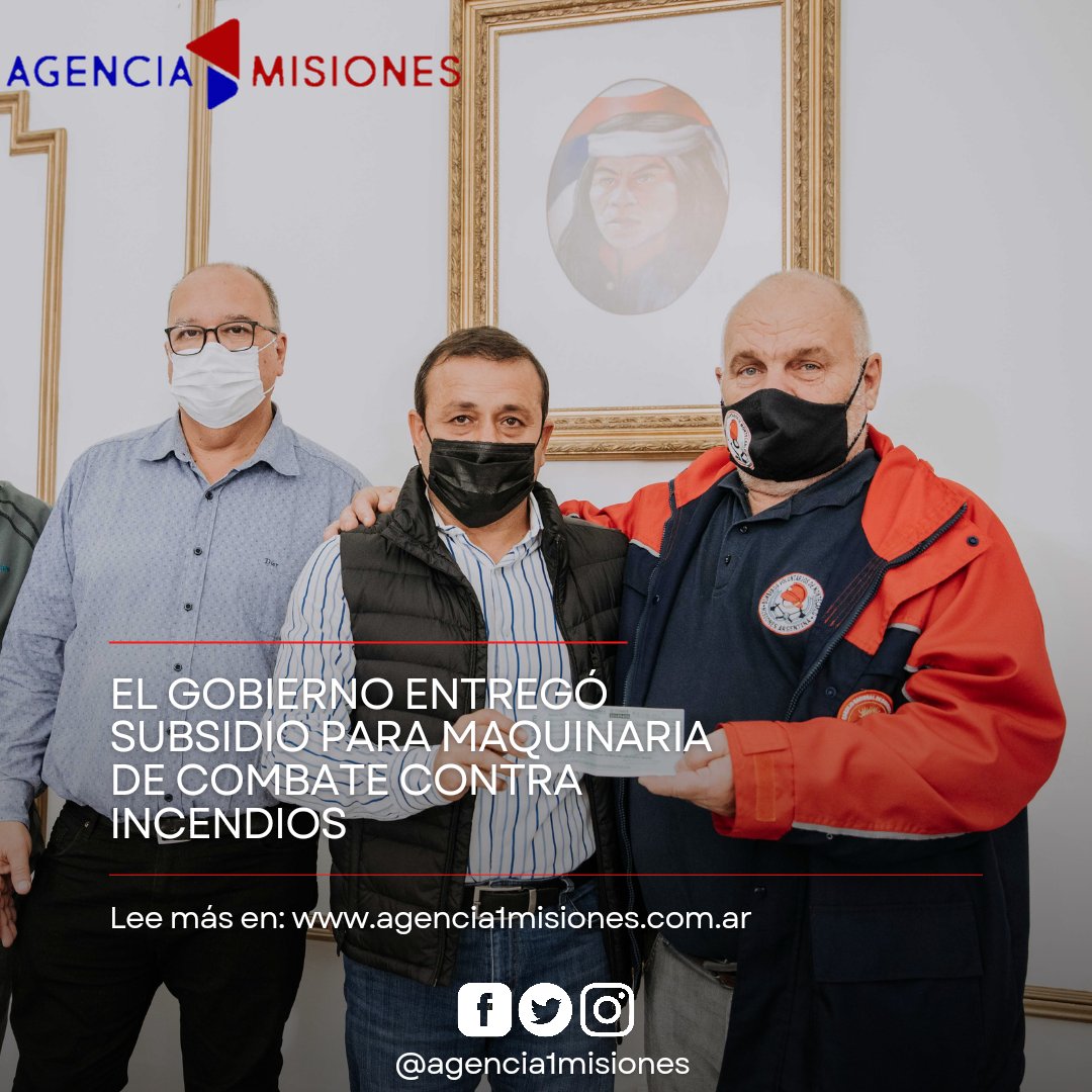 El gobierno entregó subsidio para maquinaria de combate con los incendios 

agencia1misiones.com.ar/index.php/es/i…
<a href="/herrerayflia/">Oscar Herrera Ahuad</a> <a href="/gobmisiones/">Gobierno de Misiones</a>