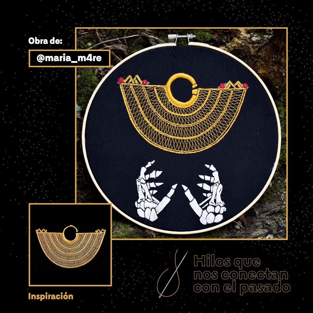 Banrepcultural's tweet photo. ¿Te enteraste del #ChallengeMO? 😀🧶
El próximo 18 de mayo, en la #NocheDeMuseos de Bogotá, presentaremos la muestra "Hilos que nos conectan con el pasado" con los mejores bordados hechos durante este reto.
Toda la info: https://t.co/XioX54I2Fj https://t.co/hVKThekHLZ