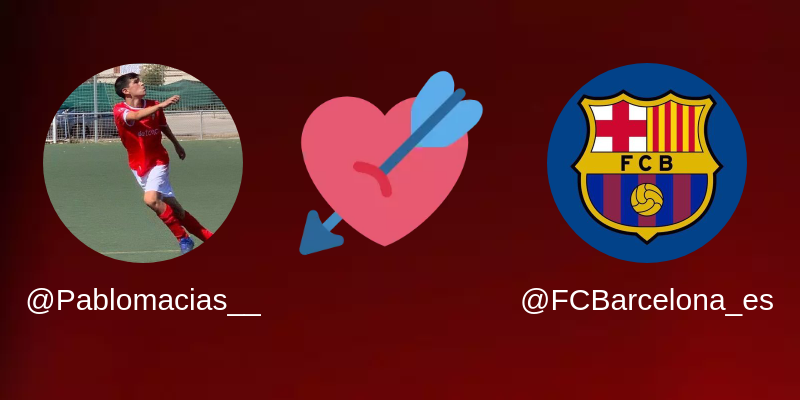 Pablomacias__'s tweet photo. Mi Crush en Twitter es: @FCBarcelona_es

Encuentra el tuyo(a) en https://t.co/zWh0coKQc6

⠀ https://t.co/1LN824RLMr