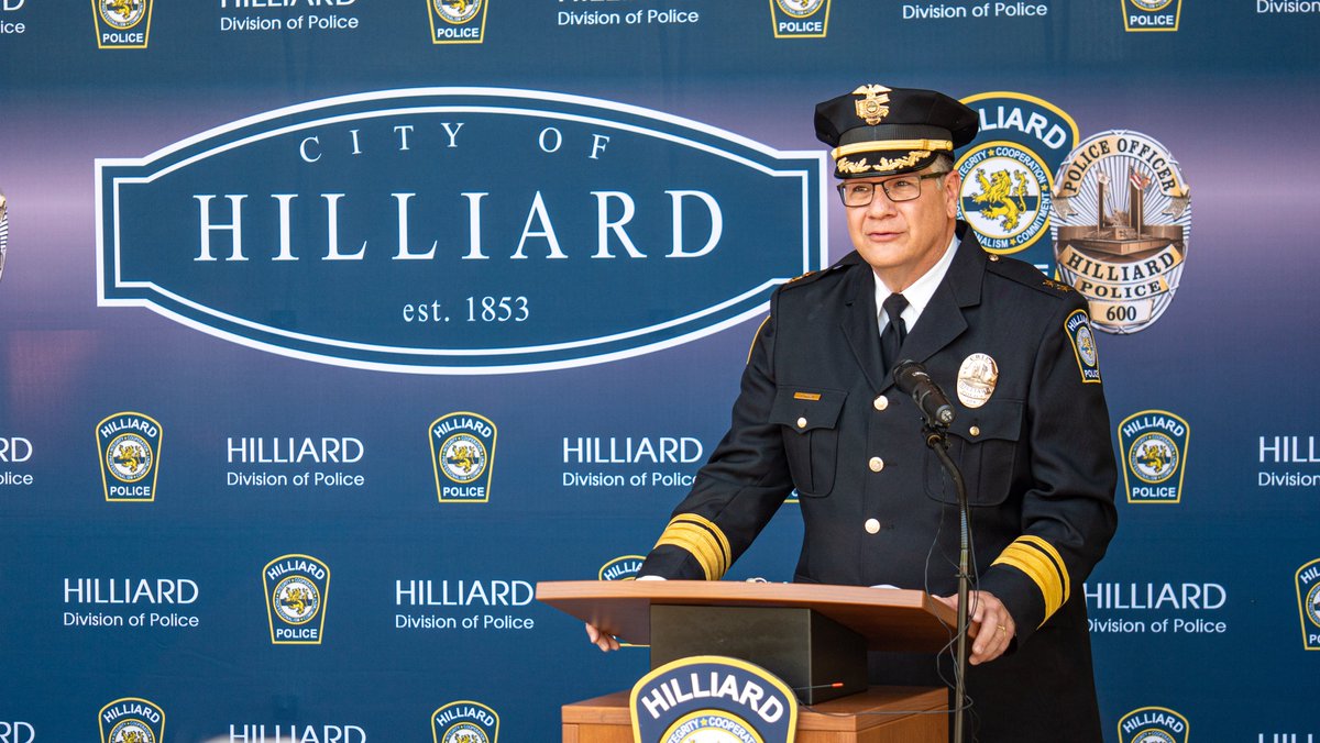 Hilliard_Police's tweet photo. It was a beautiful day to welcome Chief Woods as our next Chief of Police. 🌟 He brings 34 years of law enforcement experience, consistently showing that policing is about far more than just enforcement.

✨ Welcome, Chief Woods! ✨ https://t.co/y8V8viiZWJ