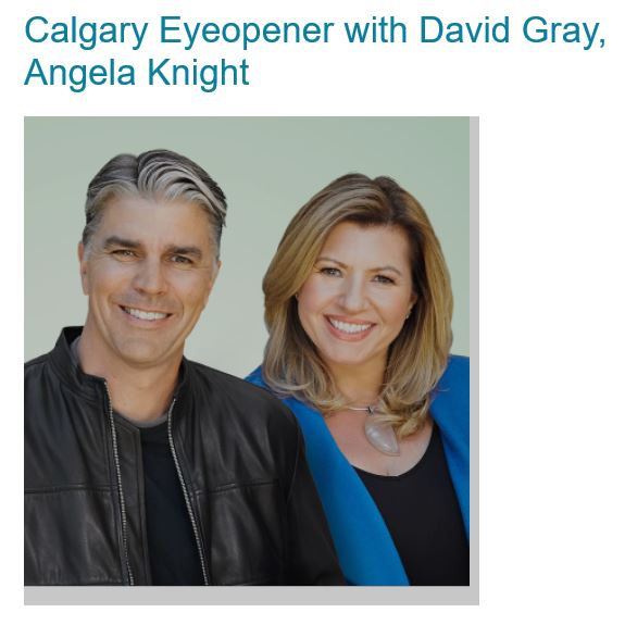 MARK YOUR CALENDARS!  JUNE 15
Join Angela Knight, David Gray and the Calgary Eyeopener team as they go for a stroll in Silver Springs for a live broadcast.  Tune in from 6- 8:37 a.m. at 99.1FM to hear where to find them throughout the show.