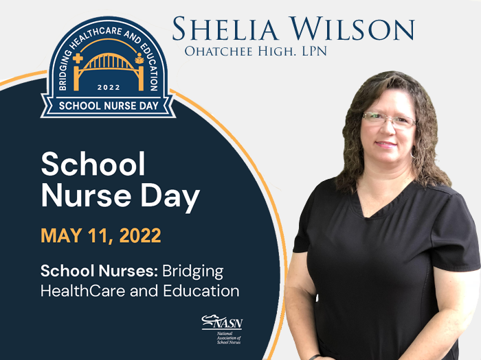 ccboe_news's tweet photo. Shelia Wilson is the School Nurse at Ohatchee High.  She has been with our school system for 17 years!  She is loved by everyone on the creekbank!  Thank you Shelia for serving so well! Happy Nurses Week! https://t.co/QMt2qIFuRb