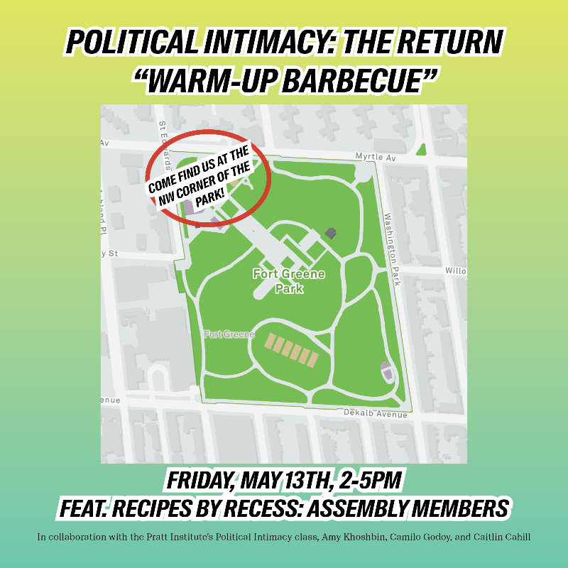 tinyscissors's tweet photo. Final Political Intimacy Opening May 13th, Sun Seekers May 28 ! Come this Friday the 13th to the final Civic Engagement event for my Pratt Fellowship and a BBQ and May 28 to one of the biggest installations I've created and my bday party! - https://t.co/5peJLpc7TJ https://t.co/7HYzWMum05