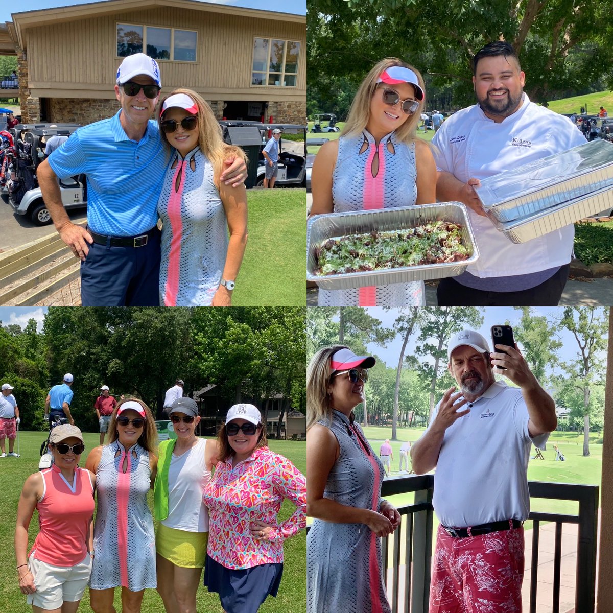 MelissaFox26's tweet photo. Thank you Houston for a record year golf tourney that I host for ⁦@childrenatrisk⁩ !!!⛳️ 22 years strong! Impressed with those steak bites from #Killens Steakhouse &amp; thanks Chris Cagle for sharing your fans with us through social media! 🥰  #woodlandscountryclub https://t.co/nRAplHuSBg