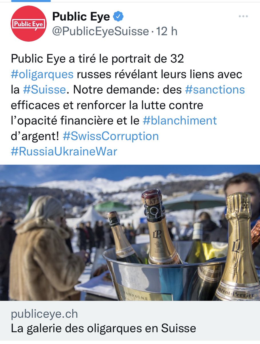 RosaGRGB's tweet photo. @RTSinfo @PublicEyeSuisse PublicEye demande:
1. des sanctions efficaces 
2. que la #Suisse renforce la lutte contre le #blanchiment d’argent.
#SwissCorruption

Vous avez oublié la moitié des demandes dans votre titre!!! https://t.co/bB1Z9xoYEl