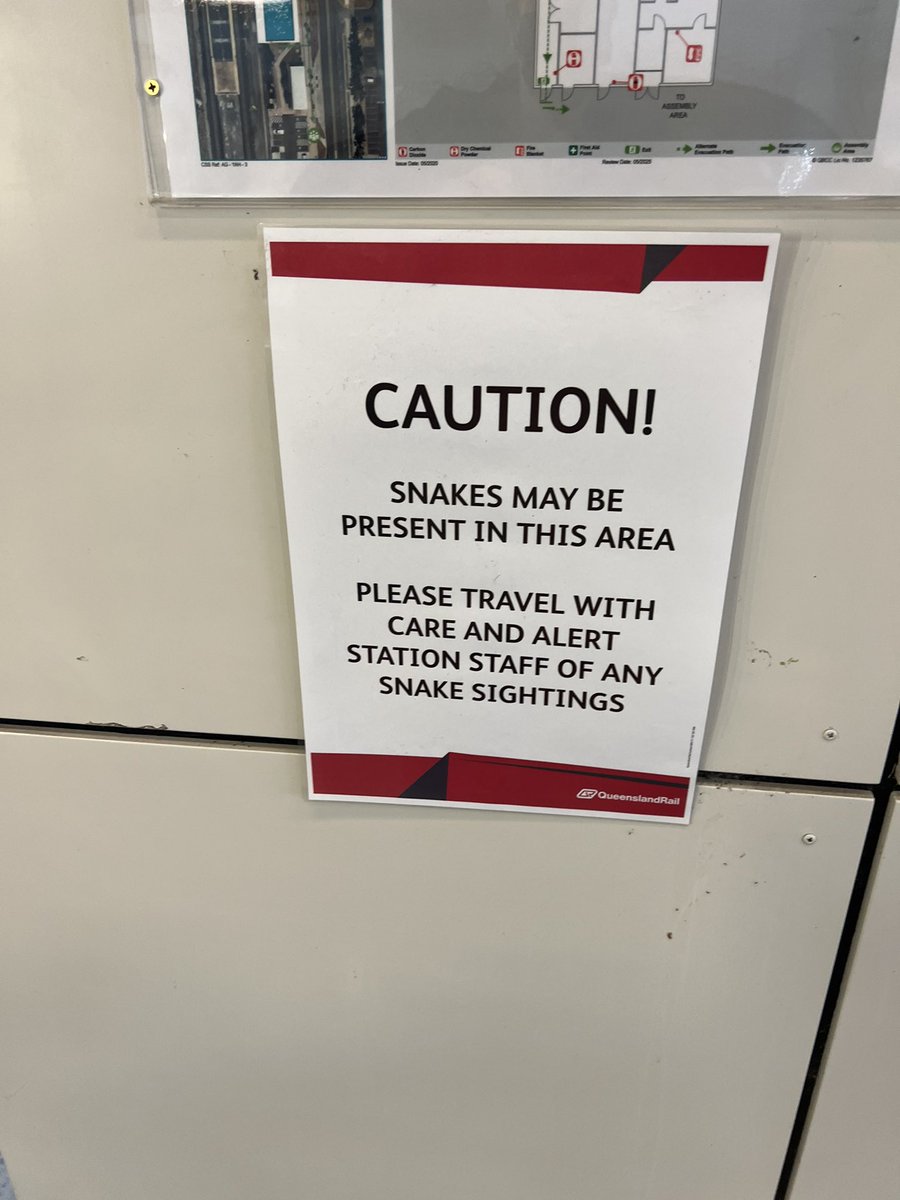 Should I be worried travelling by train now when this sign goes up at my local station #springfield Eek 😬