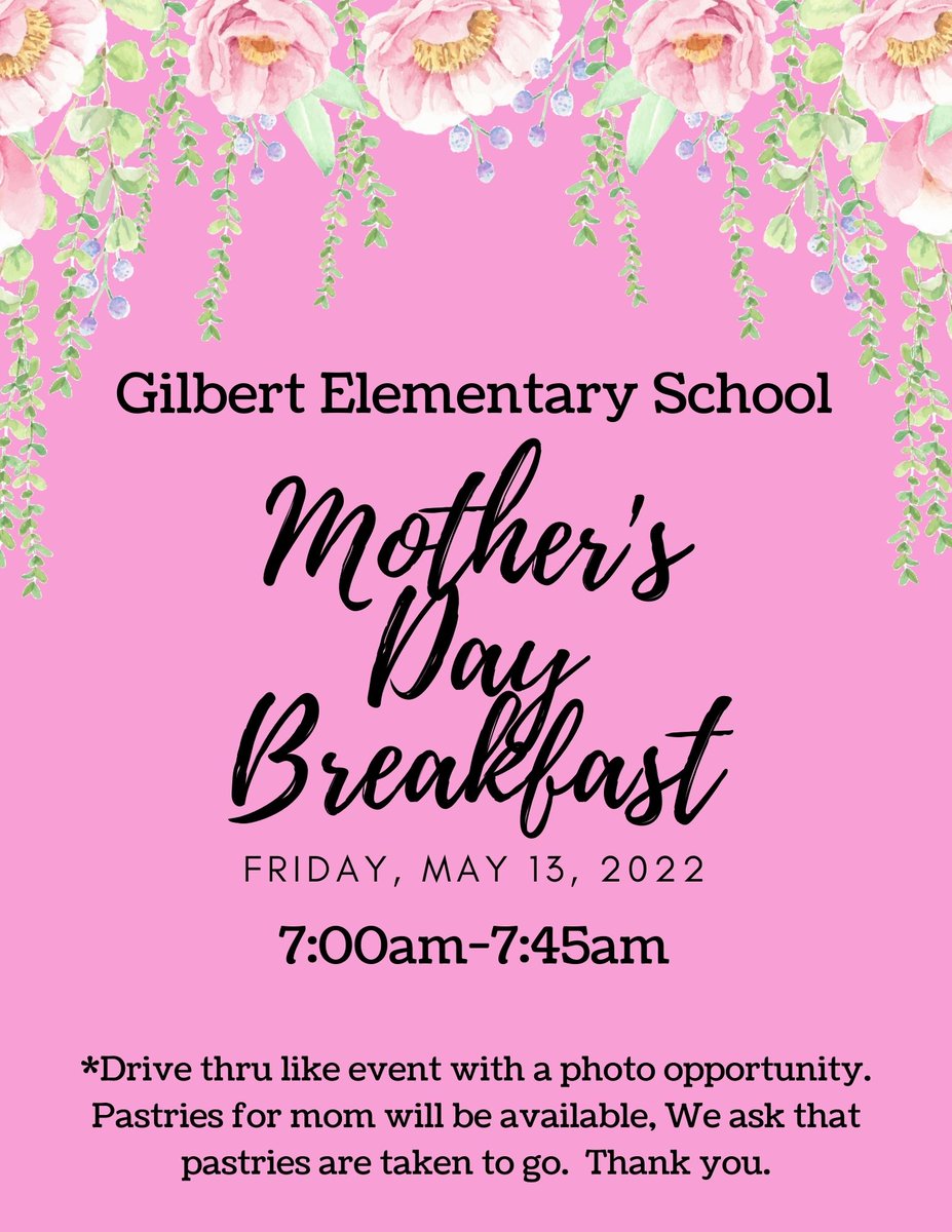 DVISD_GES's tweet photo. Join us as we celebrate our Gilbert mom's.
#DVproud #Gilbertproud #mothersday #Pawsupgilbert https://t.co/b7V0l1fkHn
