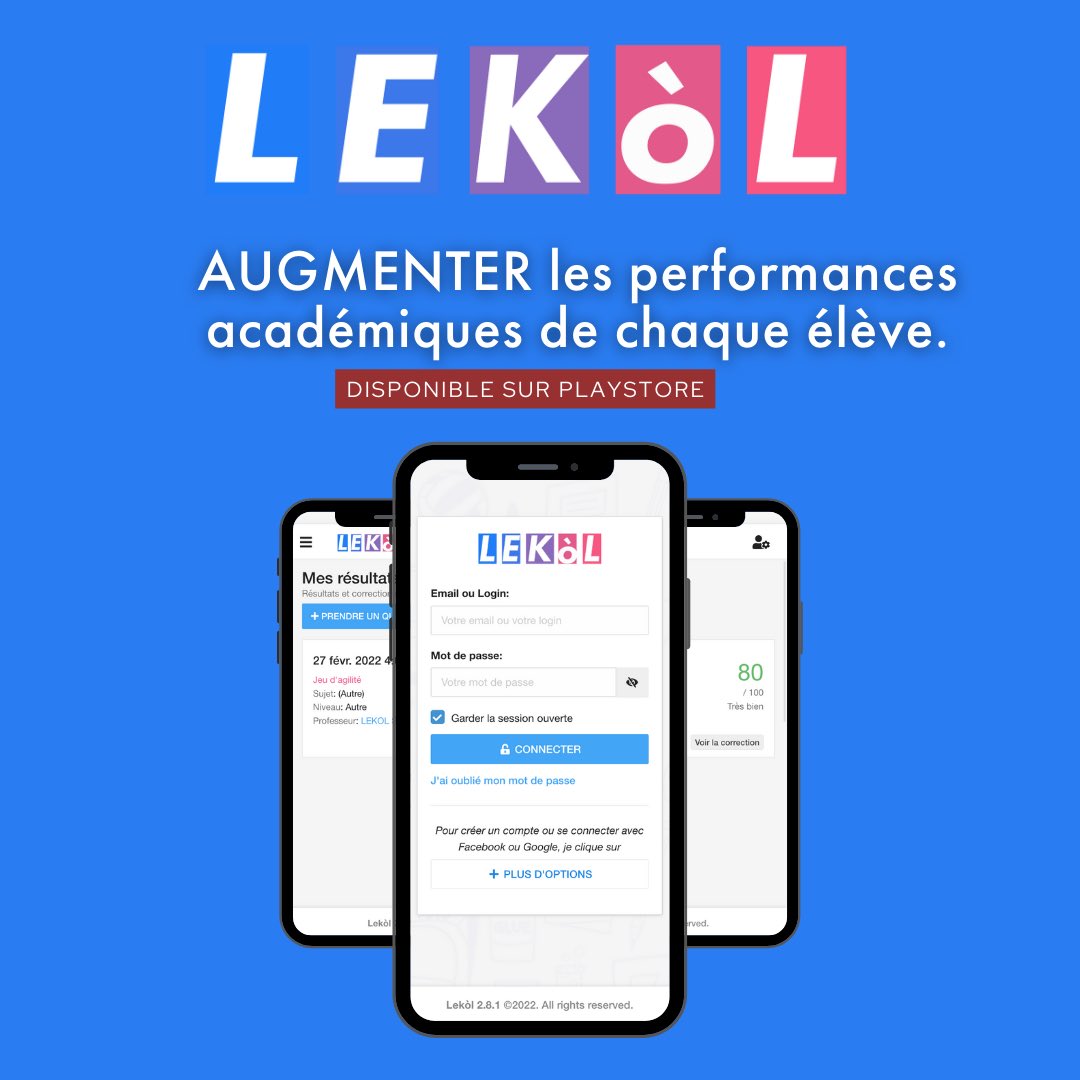 lekolht's tweet photo. Lekòl est une plateforme éducative qui vous permet de gérer, de suivre et de prévoir les résultats scolaires de chaque élève de votre école. Plus de 700 professeurs profitent aujourd'hui de nos services.  En savoir plus : https://t.co/jKsEGnYx76 #lekòlhaiti https://t.co/b3D9D239Rx