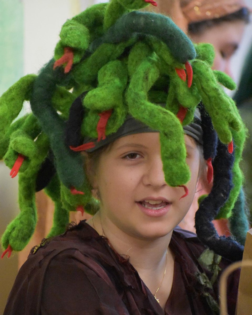 SteinerSchoolNY's tweet image. The #greeks are coming! 
The #steinerfifthgrade #classplay Medusa &amp;amp; Perseus is being performed this week. #greekmythology #steinerdrama #steinercurriculum #ancientcivilizations #steinerstudents #waldorfeducation