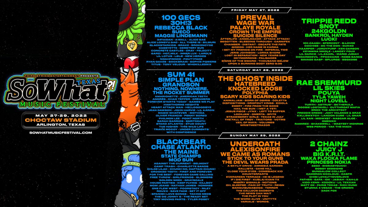 sowhatmusicfest's tweet photo. 🗣️ For our FINAL contest we are rewarding our ticket buyers! You MUST purchase a GA ticket to win this contest.

10 people will win VIP upgrades
1 person will win a Platinum VIP upgrade

Extra entry for RTing this post.

Enter to win here: https://t.co/8EWqszH16l https://t.co/ZvWNAl5qNp