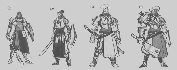 Exploração de ideia/ Definir visual/ Cores/ Pose pra arte final 