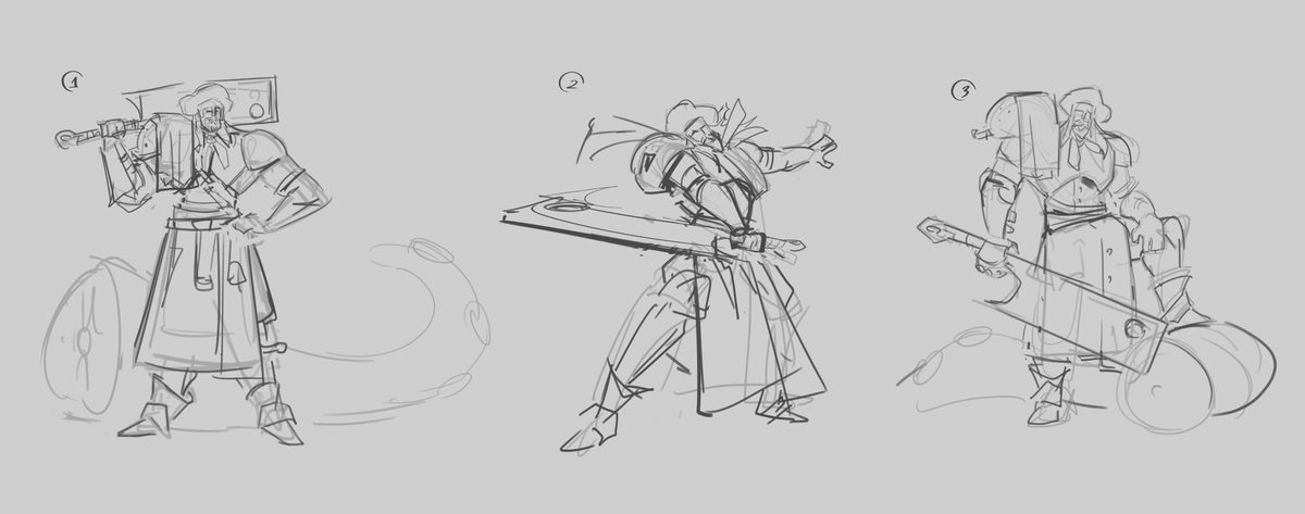 Exploração de ideia/ Definir visual/ Cores/ Pose pra arte final 