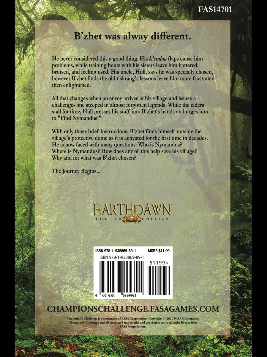 Champion's Challenge by Don Higgins #Earthdawn 