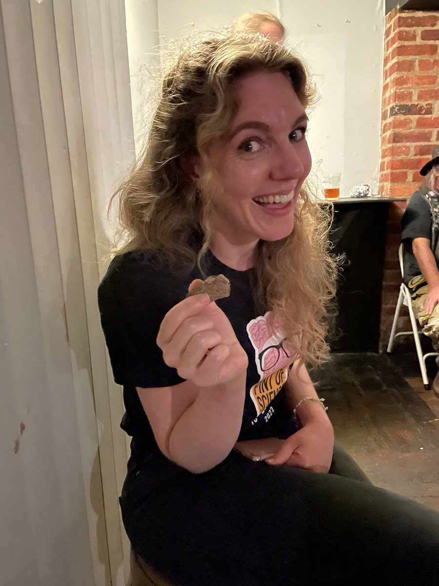 lssibley's tweet photo. Great first night at @pintofscience #Salisbury! Not every day you get to handle medieval poo! #pint22 still time to get tickets for tomorrow! https://t.co/oLapNUFNu8