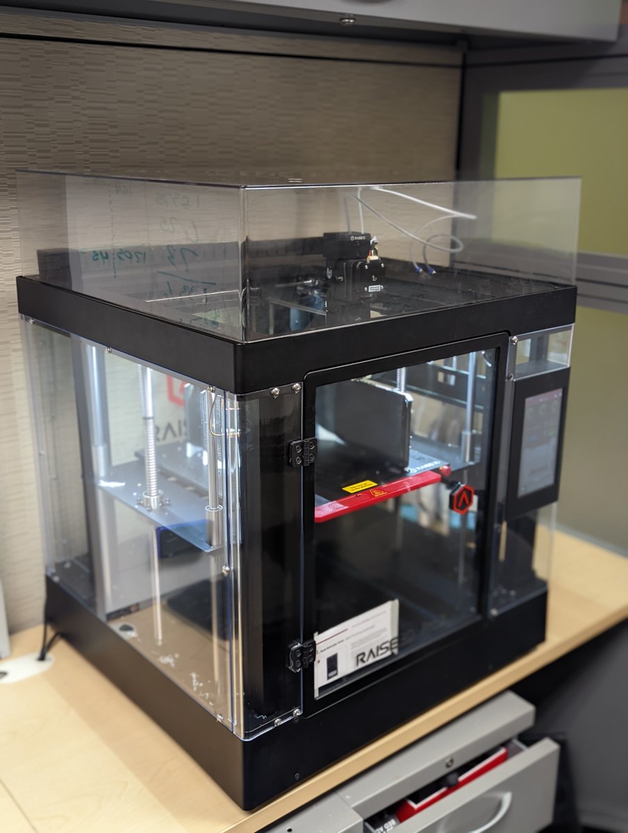NowGlydr's tweet photo. With the purchase of our new @raise3d printer, HoboLoco is now able to produce accurate and reliable real-world representations of current designs to support the prototyping process, including complex shapes that require dissolvable supports.
#utdesign #telerobotics #3dprinting https://t.co/V8N6ls1NPD