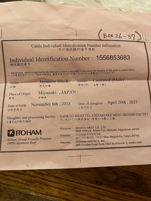 Japanese A5 Wagyu https://t.co/BDrleXMrr3<a href="/tag/classicweek"class="tags"><span>#classicweek</span></a><a href="/tag/gohornets"class="tags"><span>#gohornets</span></a><a href="/tag/hornetnation"class="tags"><span>#hornetnation</span></a><a href="/tag/beataa"class="tags"><span>#beataa</span></a>