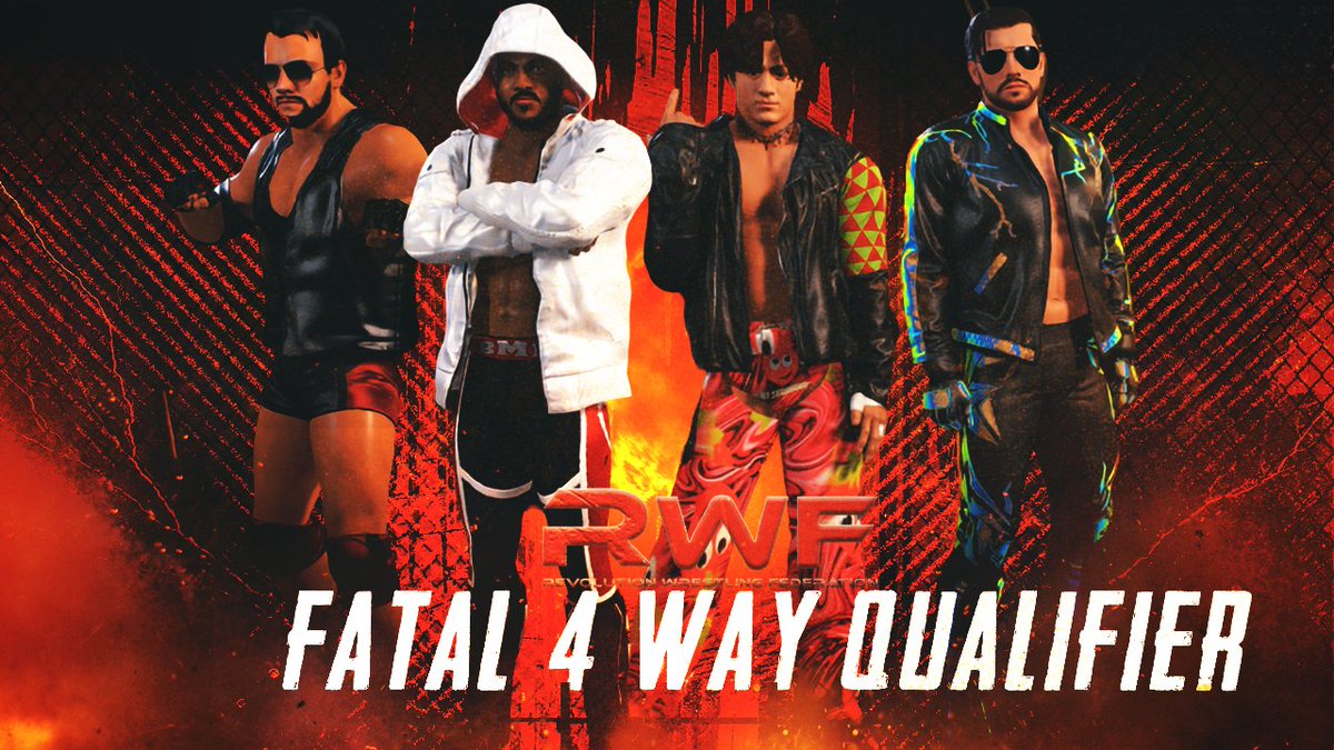 -And our main event features a star studded line up of @2kZaids03, @SuperAtheleteAW, <a href="/AboveAverageMMM/">Mike Magnum Maxwell</a> and <a href="/ChanceSill/">Chance Sill</a> all of which looking to qualify for the World title fatal 4 way at our inaugural premium live event!