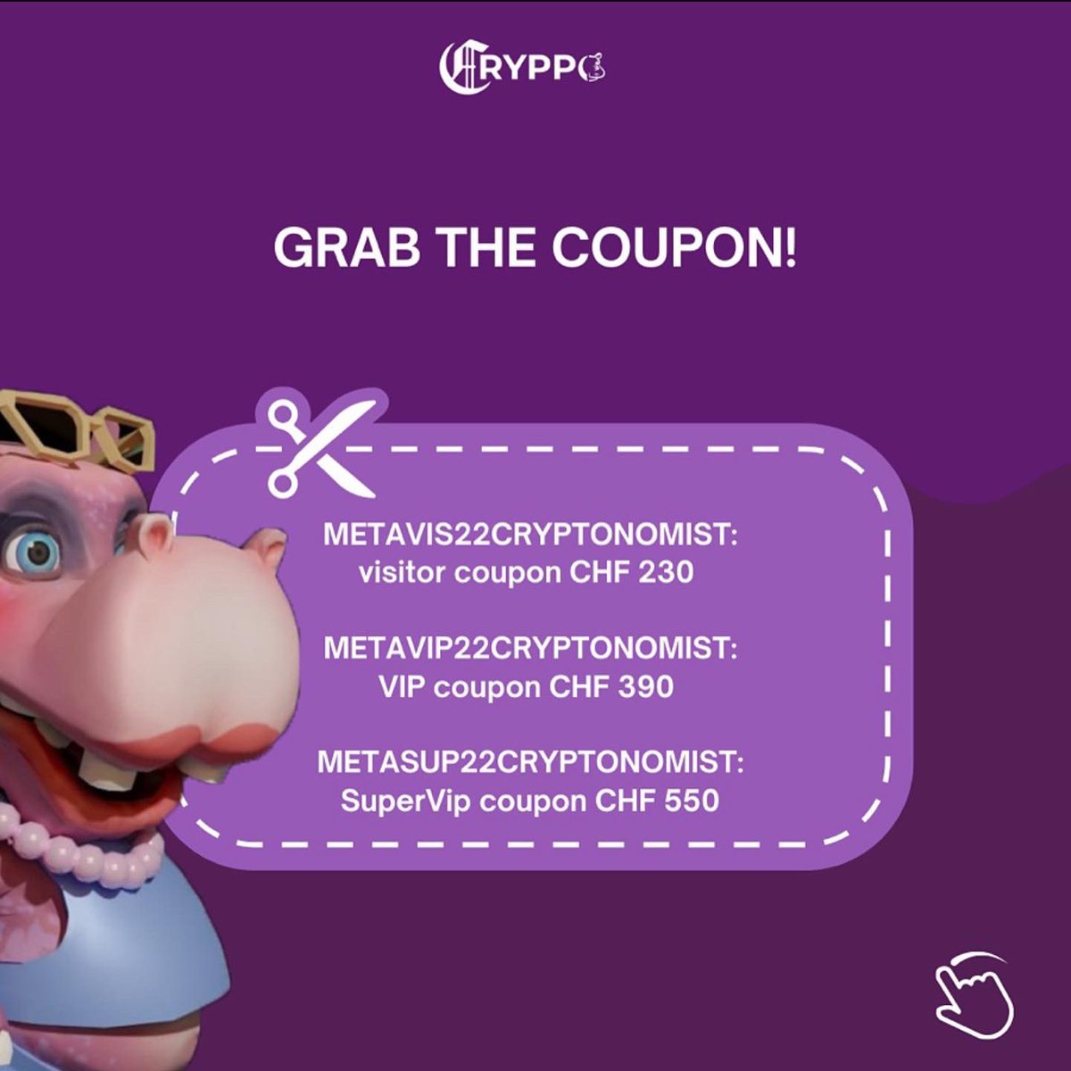 CryppoNFT's tweet photo. Hello fam!

Here is a recap about the exciting news we announced in the past two weeks!

#cryppo #nft #lugano https://t.co/L3QTrOLL5k