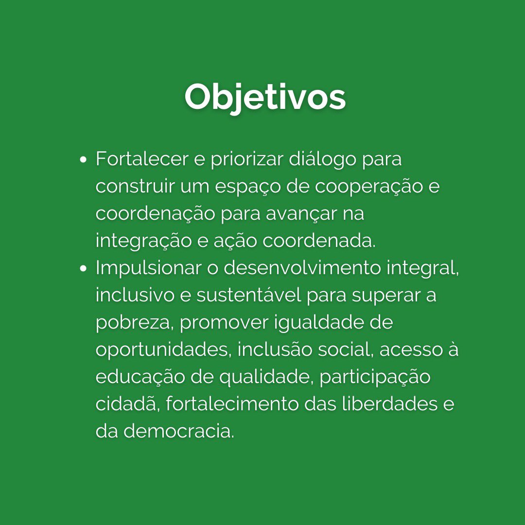 cursoideg's tweet photo. 📍Para ajudar na sua preparação para as provas de Política Internacional do #CACD, o IDEG trouxe um conteúdo fundamental sobre o #Prosul.
Neste 🧶 você encontra infos importantes sobre o Prosul, seus Estados-membros, características, objetivos e áreas técnicas prioritárias. https://t.co/l4d2XUfsgv