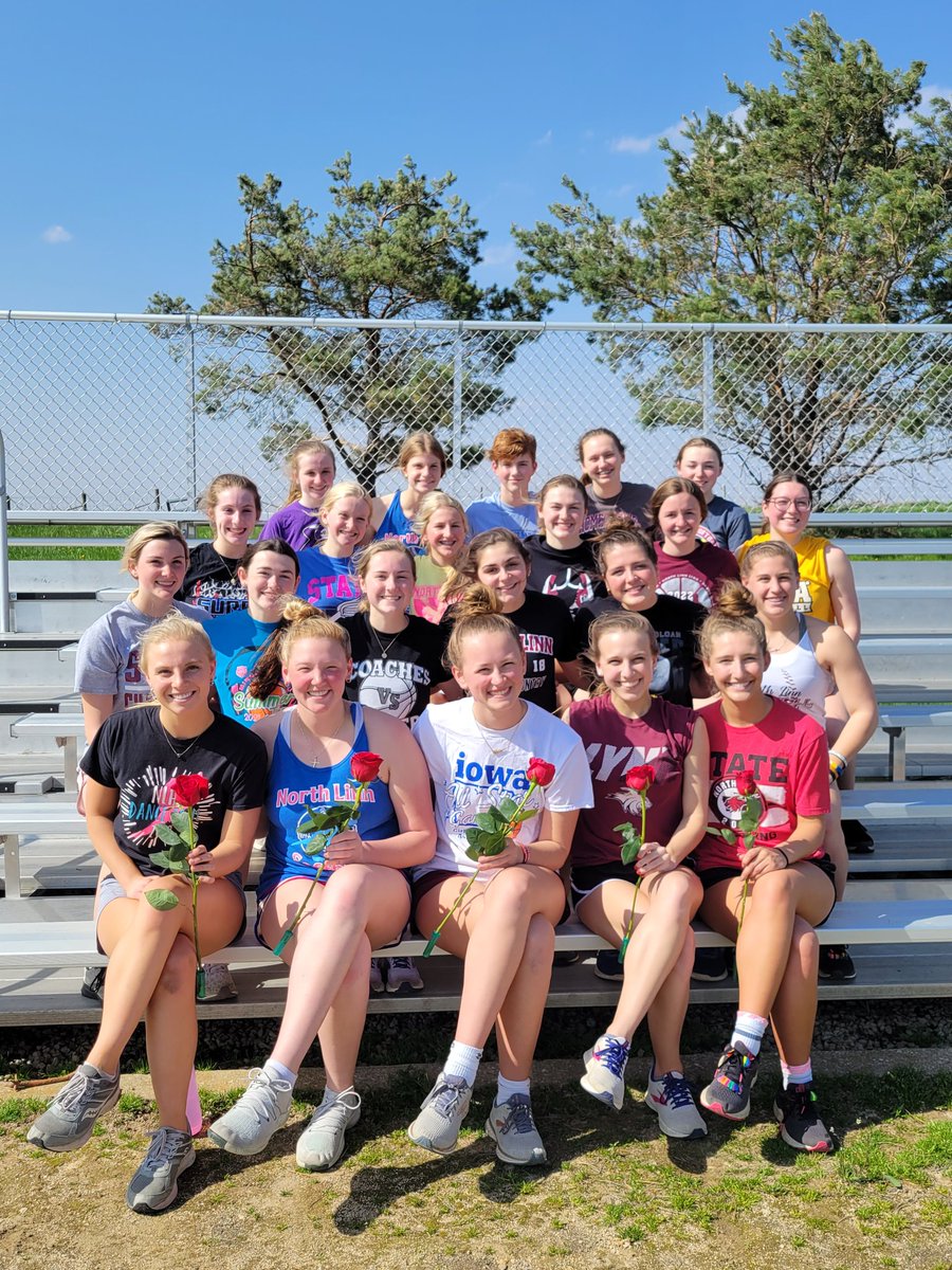 Since we hit almost every Senior night at track meets this year, we thought we would have our own! Thank you, Seniors! #NLTF #LynxTFSeniorNight