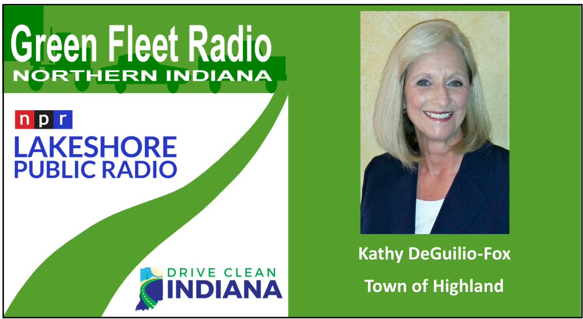 LegacyEnvServ's tweet photo. Tune in to "Green Fleet Radio" on @WLPR891 today as host Carl Lisek welcomes Kathy DeGuilio-Fox of the Highland Redevelopment Commission for a discussion about the town's EV charging station &amp; downtown lighting projects. https://t.co/1Drusuyd4O https://t.co/EroRb9Ztm8