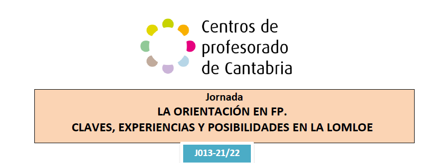 📆 Miércoles 11 de mayo
⏰de 17 a 20 horas
👥organizado por @CEPSantander 
💻 on line
Interesante jornada sobre orientación en #FP. 
- Enlace al programa bit.ly/3vUWyNp
- Inscripción: forms.office.com/r/WsZbBuzQz7