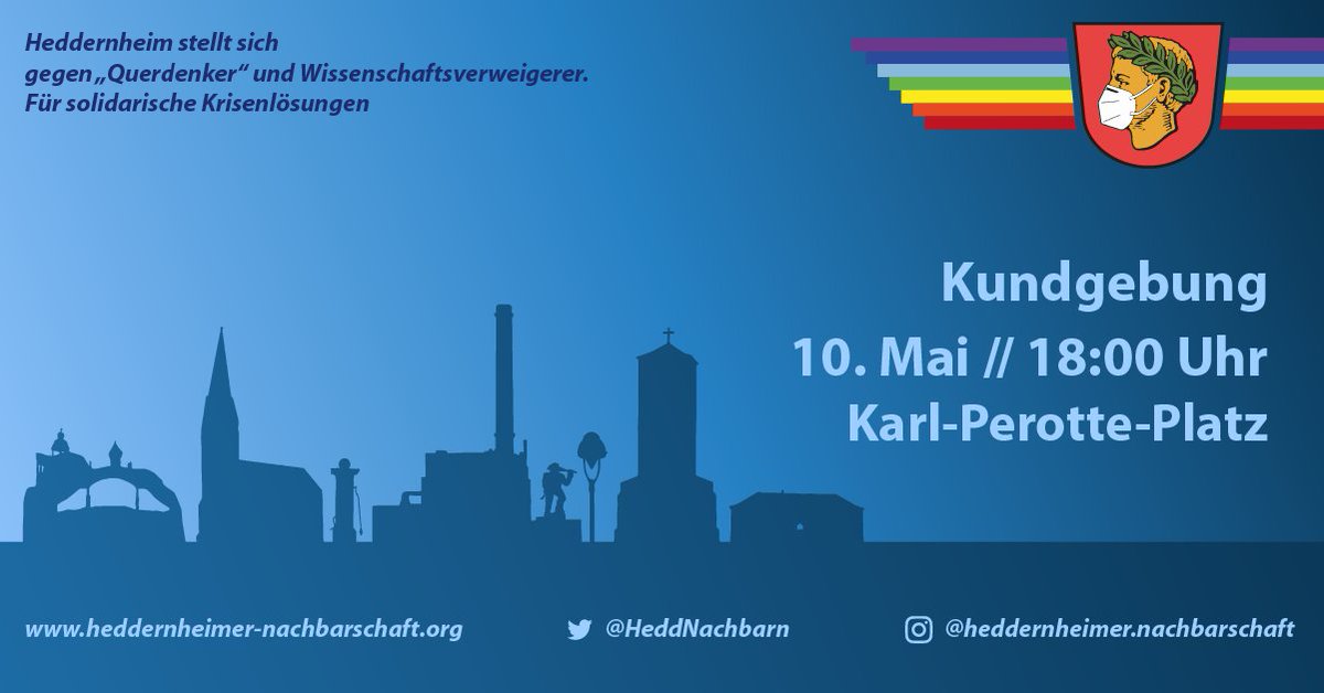 HeddNachbarn's tweet photo. Wir freuen uns, euch zu unserer vorerst letzten Demo in #Heddernheim einzuladen.
Ein großes DANKE an alle, die uns kräftig unterstützt haben! ♥

@NordendgegenQD @QDstoppenFFM @soliwestffm 
@VVNBdaFfm @astattvi https://t.co/fAfW4j4ccj
