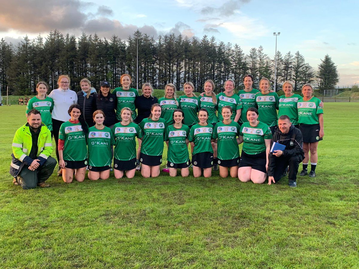 Comhghairdeas to our Fr Shields Senior Ladies who had a great start to their league campaign this evening with a win over Éire Óg 👏🏻 

The ladies are away to Edendork next Monday night at 7:30pm. All support welcome 💚
