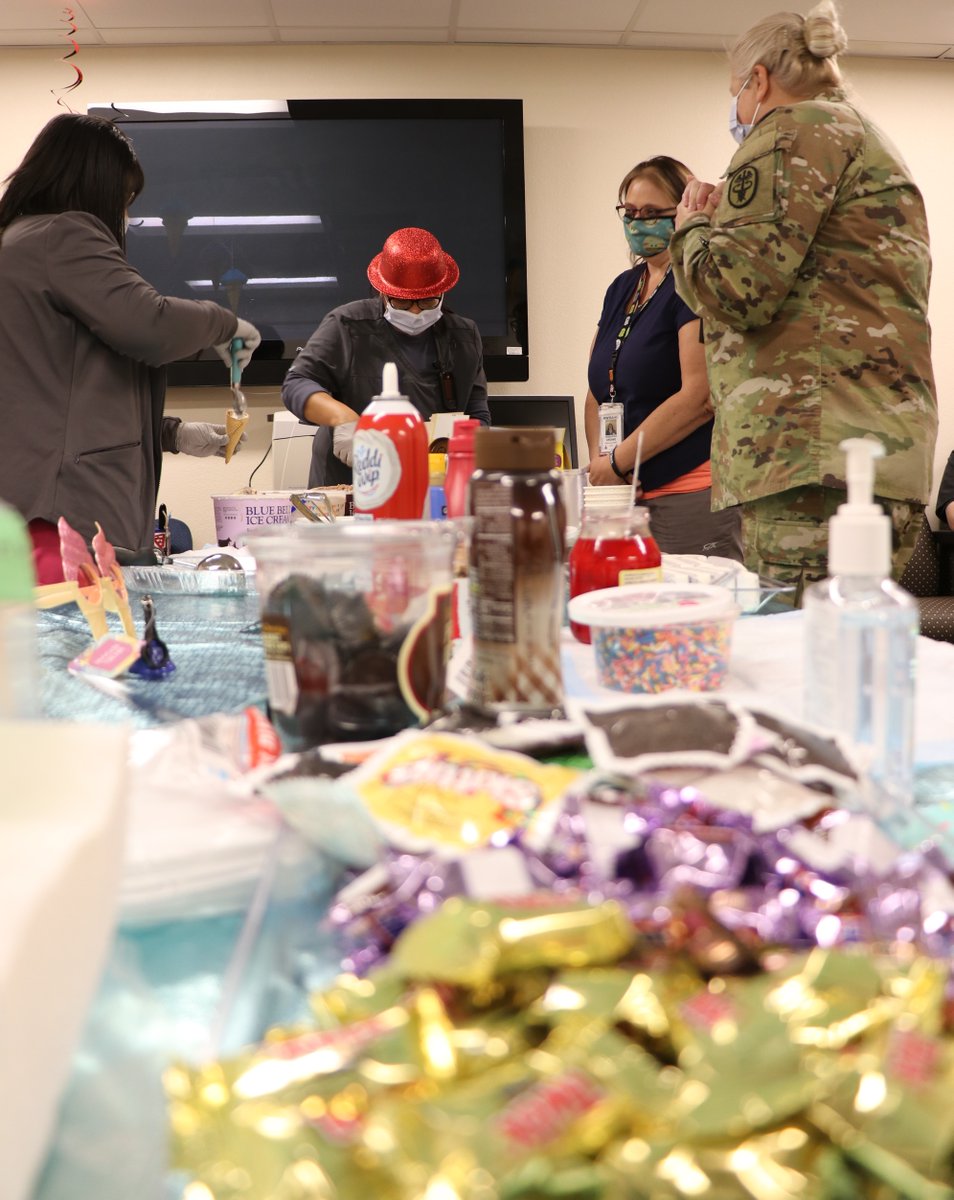 The staff of Raymond W. Bliss Army Medical Center gathered May 6 for a Blessing of the Hands ceremony, and May 9 for an ice cream social, to celebrate #NationalNursesWeek. #RWBAHC #ArmyMedicine #USArmy #ArmyNurseCorps #ArmyNurse #NursesWeek #LPN