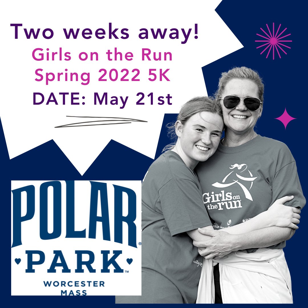 ⏰  Time is ticking! Are you interested in participating in an event overflowing with inspiration, excitement and positive vibes @polarpark ? Our spring 2022 5K is the perfect celebration for you! There are less than two weeks left to sign up: gotr-worc.org