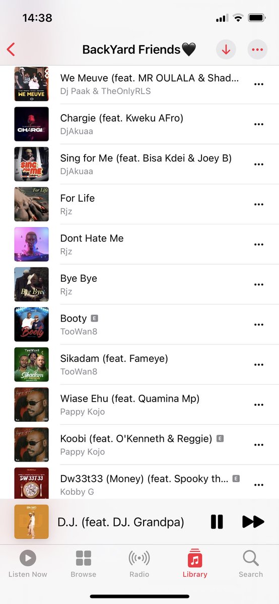 backyard_dj's tweet photo. So I’m creating a #BackYardSpace playlist of all the people I’ve meet on this bird app and my fav music from them. Tag your friend or artist if you want me to listen to them🖤 https://t.co/cK3t0EssKg