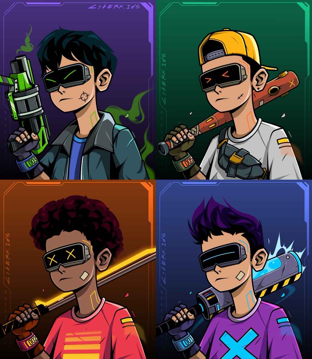 Officially launched our first batch of "Cyberkids" 🔥🔥🔥
1/1 Designed to penetrate the underworld of Near blockchain. Check them out! 🤖
@ParasHQ <a href="/NEARProtocol/">NEAR Protocol</a> <a href="/NFTBUZZ/">🌜✦🌛</a>

#NEARnft #NEARProtocol #NEARverse #hypeDAO #NFTcollections  #NFTCommunity #paras #NFTMarketplace #nftart