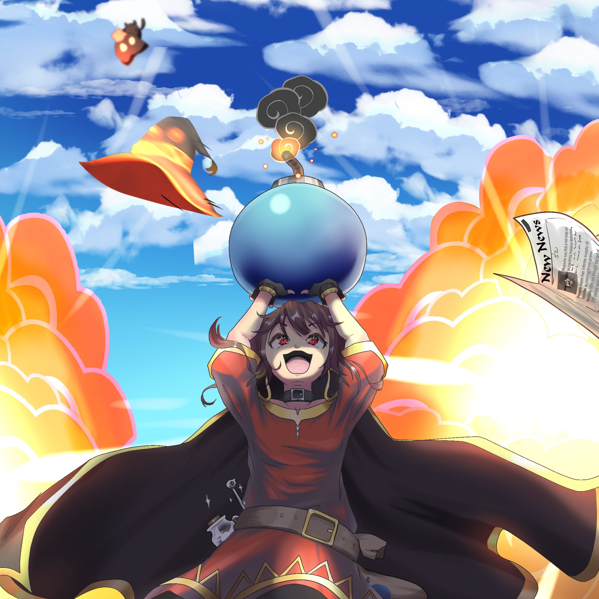 Kazuma And Megumin Konosuba by Robinalv on DeviantArt