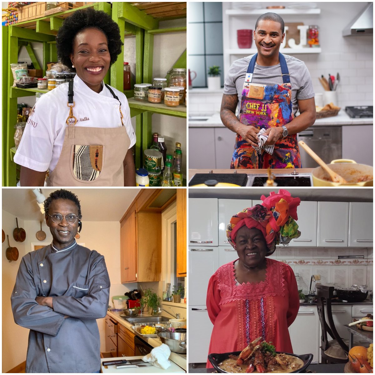 Aquí algunos de los mejores chefs de cocina africana, pero claro, ninguno es blanco
#MasterChef10