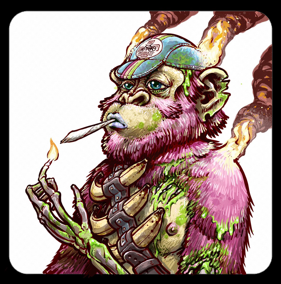 sweetleaf_nft's tweet photo. @StonedApeCrew Here is my nuked ape redone by my artist homie https://t.co/mQoq1QvdtC