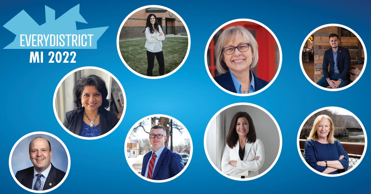 Every_District's tweet image. You can split a donation of any amount between our 8 Michigan candidates - 100% of the money will go directly to their campaigns: bit.ly/3MWYYka #mileg #ItStartsWithStates