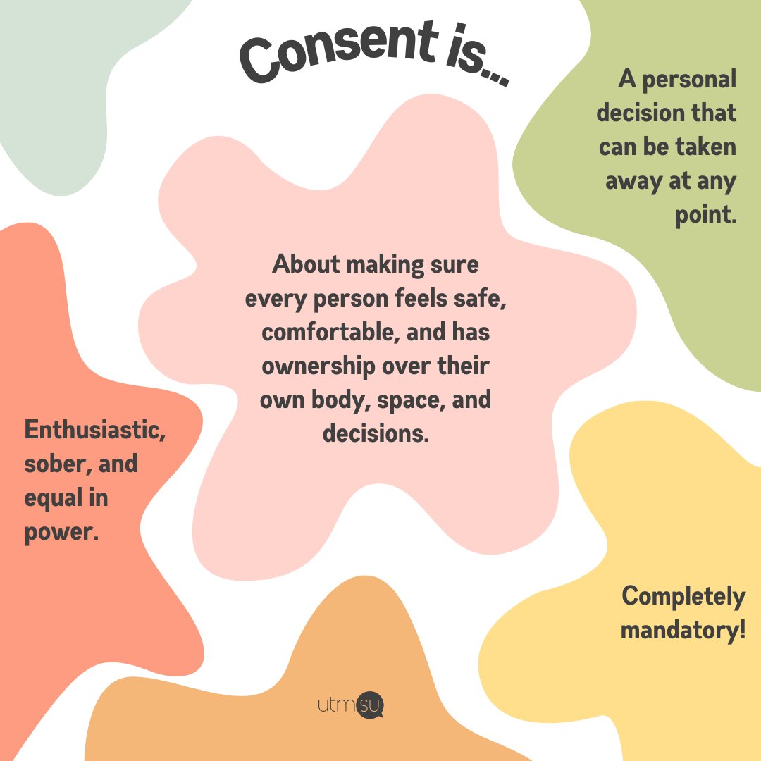 This month is Sexual Assault Prevention Month. We all have a role to play in creating a culture of consent. The UTMSU has an ongoing "Consent is Mandatory" campaign pushing for safe and accessible support for survivors of sexual violence. Learn more: ow.ly/Ei1250J3qzO