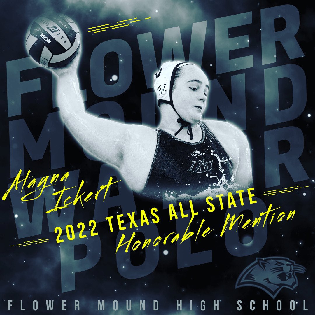 waterpolofmhs's tweet photo. Congratulations Alayna Ickert on being named to the 2022 Texas All State Honorable Mention Team! #JagWaterPolo #AllState #JagFaMily https://t.co/GfIuGA5mp1