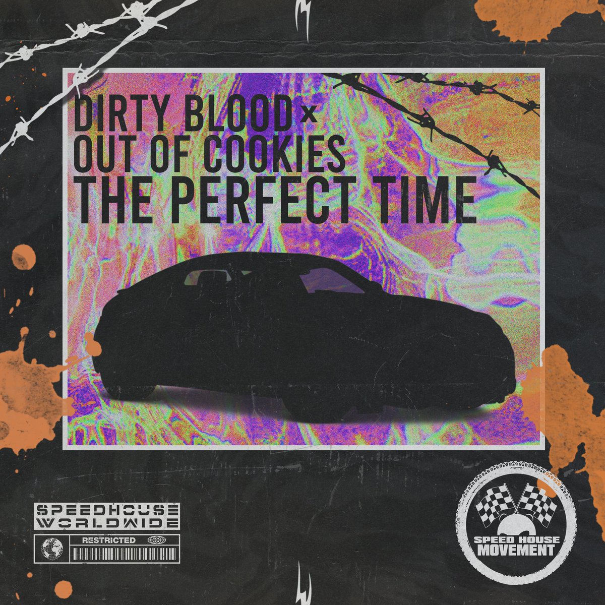 SPEEDWORLDRECS's tweet photo. Monster record from @dirty3lood &amp; @OutOfCookiesNL this Thurs 👹🏁 Presave 'The Perfect Time' https://t.co/CAUCc7ArjD https://t.co/dOyONb2XiM