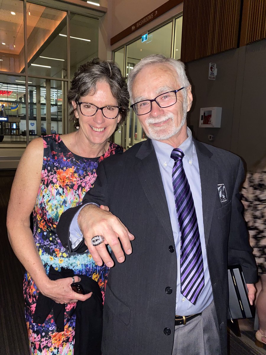 janetbmacleod's tweet photo. So proud of this guy! #professoremeritus #cataemeritus  #catahalloffame #wwjd #athletictherapy #accreditation #41yearsinthemaking #blingring @AcadiaU @AcadiaAthletics @Acadia_Kine #acadiaproud #standupandcheer https://t.co/To3yvYSxlQ