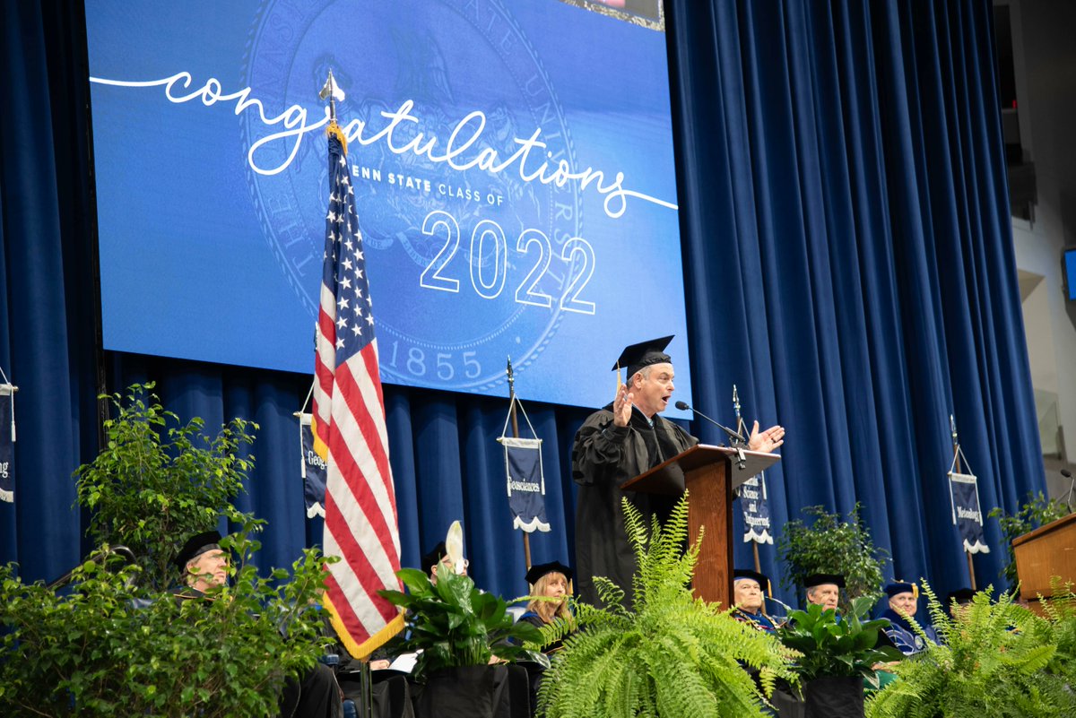 PSUEMS's tweet photo. This past weekend, we bid farewell to another great graduating class of students. Here's a few photos of our spring 2022 commencement ceremony. #emsgrad #psu22 #psugrad https://t.co/2Qb9vIQEPD