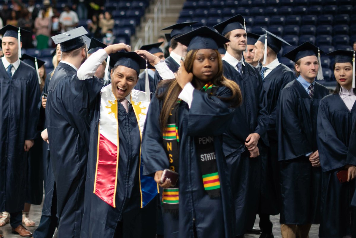 PSUEMS's tweet photo. This past weekend, we bid farewell to another great graduating class of students. Here's a few photos of our spring 2022 commencement ceremony. #emsgrad #psu22 #psugrad https://t.co/2Qb9vIQEPD