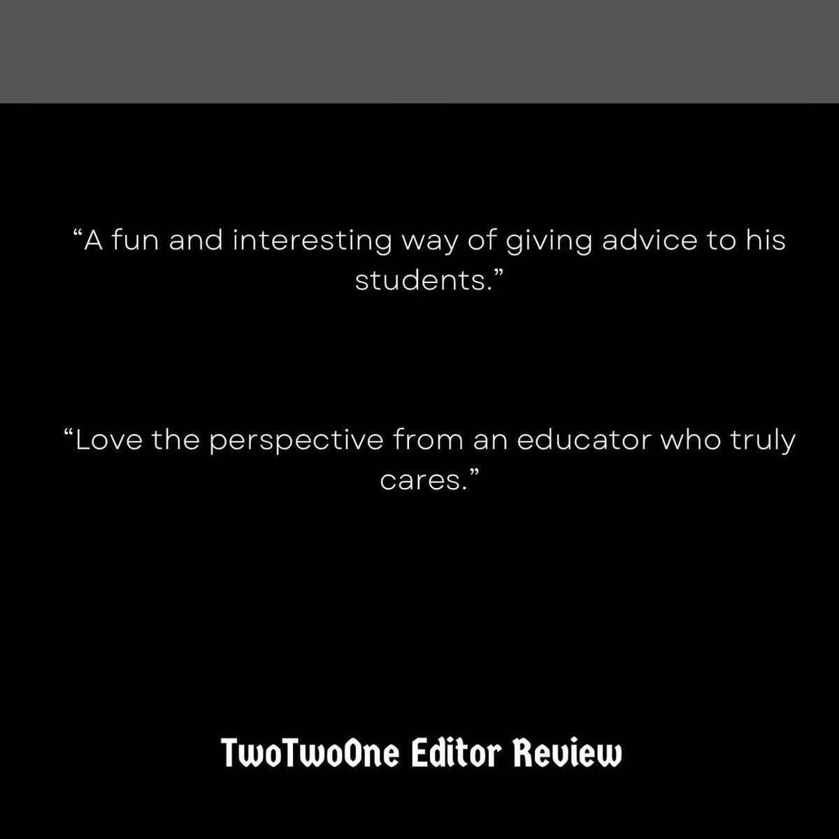 twotwoonenyc's tweet image. TwoTwoOne has a teacher insight personal essay! 
Jeffery MacLachlan’s “On Finishing My Third Year of Teaching” will explore some of that.

Swipe to see what editors think. 

#TwoTwoOne #studentran #nyc #teacher 
#mmc #magazine #marymountmanhattan
#submisson #personalessay