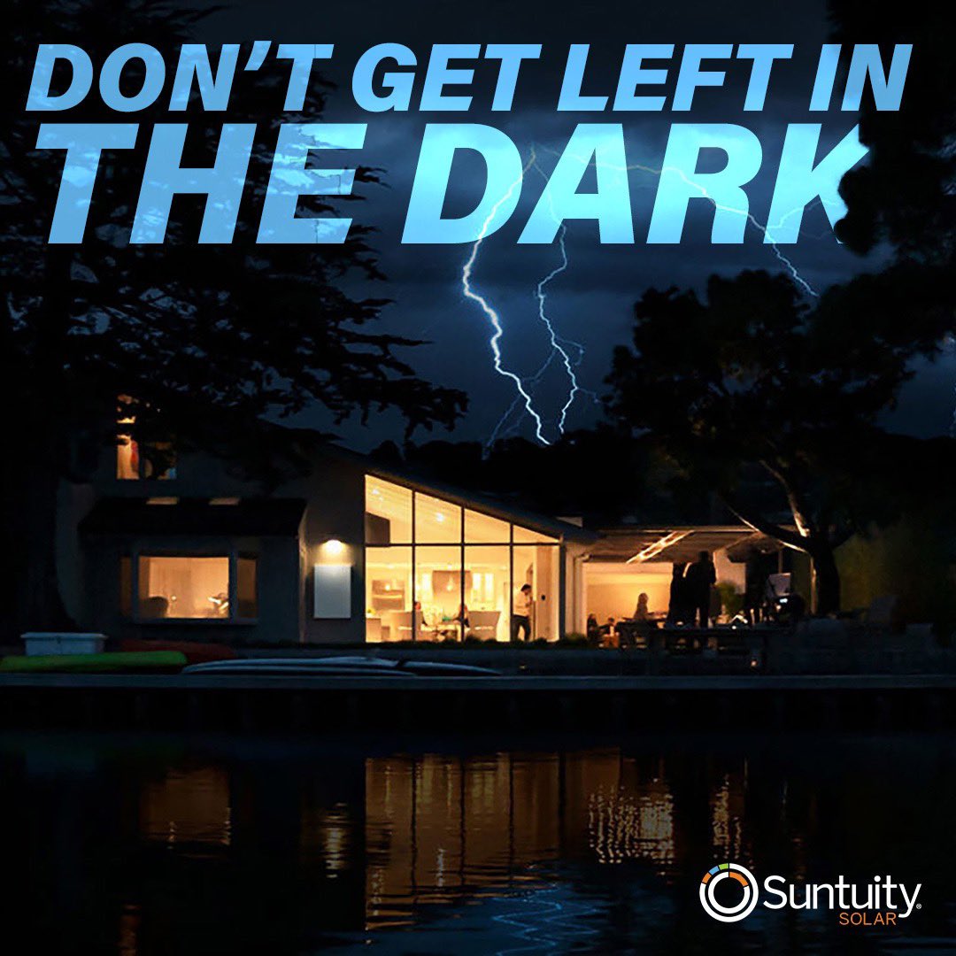 Suntuitylife's tweet photo. Do NOT get left behind🥵🤚

Solar keeps you powered through natural disasters, outages, cyber attacks, &amp; MORE. 

Click below to start preparing today👇 

https://t.co/7I3POyCXqP

#solarpowered #SolarPower #SolarEnergy #solarpanels #renewableenergy https://t.co/ura3h2kVFM