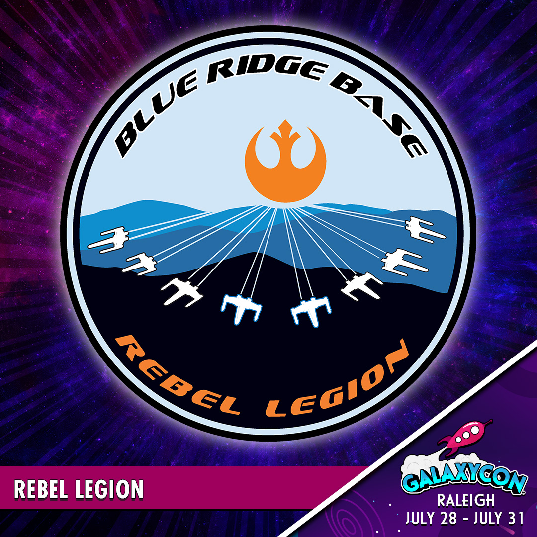 GalaxyConRDU's tweet photo. Meet the Blue Ridge Base at @galaxyconrdu July 28-31, 2022 at the Raleigh Convention Center!
Find Out More: https://t.co/fVMp8D0M2J
#GalaxyConLive #GalaxyConRaleigh #BlueRidgeBase #RebelLegion #StarWars https://t.co/ml8XwyE5Nx