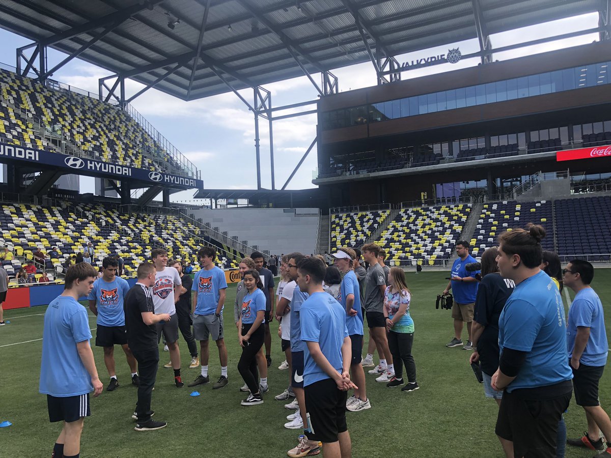 wcsFHStc's tweet photo. Awesome Day at @NashvilleSC for @SOTennessee Unified Soccer Signing Day. Signing day pics coming soon! https://t.co/OKZjM0Klnn