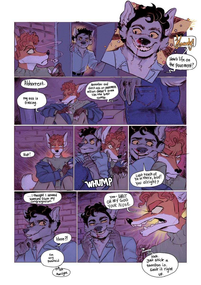 largetrashdad's tweet photo. #webcomicday howdy im maple! i make a comic called delaware pastoral about two middle aged queer men working through their trauma, but there's only one bed. updates will resume shortly!
read it here! https://t.co/ydzoy9kZ4v
(18+ for mature content - nothing explicit tho) https://t.co/tuCLKv6t86